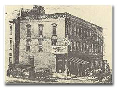 The Pillot Building, Fannin and Congress, 1869.