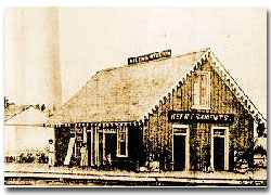 ALLEN'S STATION in the old Houston of frontier days