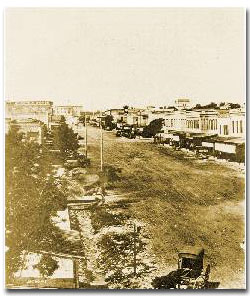 The 300 Block of Main Street, photographed by R.C. Morris in 1856